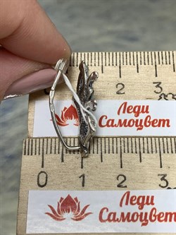 *Серьги Петли Танцорки Эмаль арт. 1725С-819 вес 5,7 г - фото 200988 *Серьги Петли Танцорки Эмаль арт. 1725С-819 вес 5,7 г - фото 200988