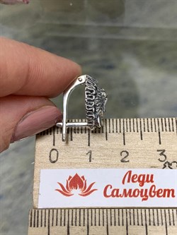 *Серьги Кот Вельможа арт. 1733С-624 Леди Самоцвет Вес 7,7 г - фото 201078 *Серьги Кот Вельможа арт. 1733С-624 Леди Самоцвет Вес 7,7 г - фото 201078