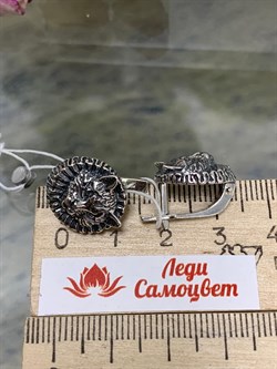 *Серьги Кот Вельможа арт. 1733С-624 Леди Самоцвет Вес 7,7 г - фото 201079 *Серьги Кот Вельможа арт. 1733С-624 Леди Самоцвет Вес 7,7 г - фото 201079