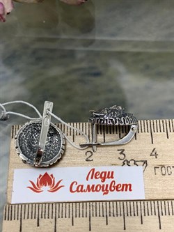 *Серьги Кот Вельможа арт. 1733С-624 Леди Самоцвет Вес 7,7 г - фото 201080 *Серьги Кот Вельможа арт. 1733С-624 Леди Самоцвет Вес 7,7 г - фото 201080