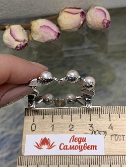 *Брошь Антик Жемчуг арт. 1743Б-314 вес 8,8 г - фото 201161 *Брошь Антик Жемчуг арт. 1743Б-314 вес 8,8 г - фото 201161