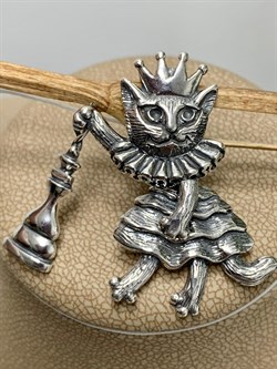 *Подвеска Королева Кошка арт. 1745П-978 вес 7,6 г - фото 201177 *Подвеска Королева Кошка арт. 1745П-978 вес 7,6 г - фото 201177