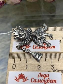 *Подвеска Королева Кошка арт. 1745П-978 вес 7,6 г - фото 201180 *Подвеска Королева Кошка арт. 1745П-978 вес 7,6 г - фото 201180