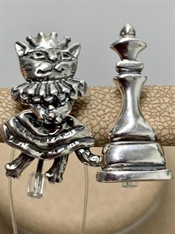 *Серьги Петли Королева арт. 1745С-254 Леди Самоцвет Вес 6,2 г - фото 201183