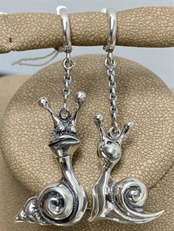 *Серьги До и после арт. 1763С-012 вес 11,1 г - фото 201315 *Серьги До и после арт. 1763С-012 вес 11,1 г - фото 201315