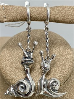 *Серьги До и после арт. 1763С-012 вес 11,1 г - фото 201316 *Серьги До и после арт. 1763С-012 вес 11,1 г - фото 201316