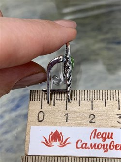 *Серьги Чертополох б/к Эмаль арт. 1764С-267 вес 7,3 г - фото 201329 *Серьги Чертополох б/к Эмаль арт. 1764С-267 вес 7,3 г - фото 201329