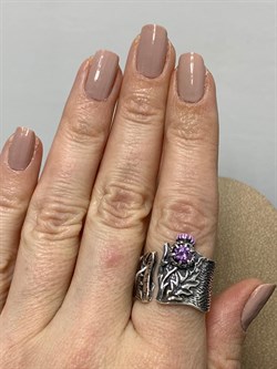 *Кольцо р.19 Чертополох с/к арт. 1766К-612 Леди Самоцвет Вес 9,6 г - фото 201343 *Кольцо р.19 Чертополох с/к арт. 1766К-612 Леди Самоцвет Вес 9,6 г - фото 201343