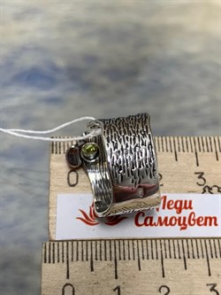 *Кольцо р.18,25 Эмаль Фианит Чертополох с/к арт. 1766К-629 Леди Самоцвет Вес 9 г - фото 201352 *Кольцо р.18,25 Эмаль Фианит Чертополох с/к арт. 1766К-629 Леди Самоцвет Вес 9 г - фото 201352