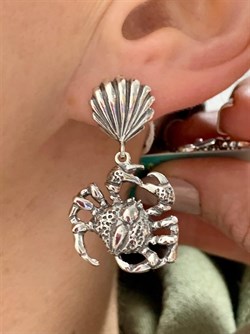 *Серьги Ассорти Рак и Щука арт. 1770С-014 Вес 11,8 г - фото 201372 *Серьги Ассорти Рак и Щука арт. 1770С-014 Вес 11,8 г - фото 201372