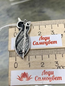 *Брошь Бастет арт. 1771Б-143 Вес 6,8 г - фото 201377 *Брошь Бастет арт. 1771Б-143 Вес 6,8 г - фото 201377