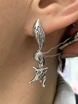 *Серьги Петли Лисенок арт. 1778С-781 вес 8,4 г - фото 201455 *Серьги Петли Лисенок арт. 1778С-781 вес 8,4 г - фото 201455