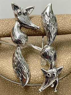 *Серьги Петли Лисенок арт. 1778С-781 вес 8,4 г - фото 201457 *Серьги Петли Лисенок арт. 1778С-781 вес 8,4 г - фото 201457