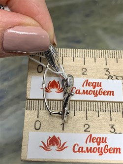 *Серьги Петли Лисенок арт. 1778С-781 вес 8,4 г - фото 201460 *Серьги Петли Лисенок арт. 1778С-781 вес 8,4 г - фото 201460