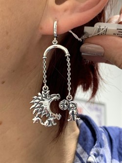 *Серьги Смертельный номер арт. 1787С-304 Леди Самоцвет Вес 8,7 г - фото 201514 *Серьги Смертельный номер арт. 1787С-304 Леди Самоцвет Вес 8,7 г - фото 201514