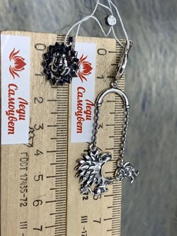 *Серьги Смертельный номер арт. 1787С-304 Леди Самоцвет Вес 8,7 г - фото 201520 *Серьги Смертельный номер арт. 1787С-304 Леди Самоцвет Вес 8,7 г - фото 201520