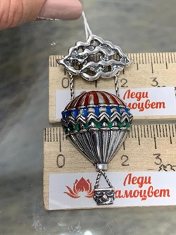 *Подвеска Воздушные шары Эмаль арт. 1797П-172 Леди Самоцвет Вес 11,7 г - фото 201533 *Подвеска Воздушные шары Эмаль арт. 1797П-172 Леди Самоцвет Вес 11,7 г - фото 201533