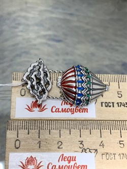 *Подвеска Воздушные шары Эмаль арт. 1797П-172 Леди Самоцвет Вес 11,7 г - фото 201535 *Подвеска Воздушные шары Эмаль арт. 1797П-172 Леди Самоцвет Вес 11,7 г - фото 201535