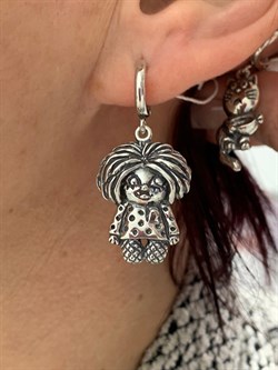 *Серьги Домовёнок арт. 1812С-570 Леди Самоцвет Вес 10,1 г - фото 201588 *Серьги Домовёнок арт. 1812С-570 Леди Самоцвет Вес 10,1 г - фото 201588