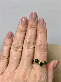 *Кольцо р.18,5 Сибирлит Хромдиопсид цв Лимонное арт. 10609-218 вес 3,58 г - фото 201770 *Кольцо р.18,5 Сибирлит Хромдиопсид цв Лимонное арт. 10609-218 вес 3,58 г - фото 201770