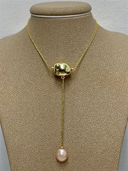 *Колье р.45 Жемчуг Фианит Облачка арт. RB-N336-1-X-L-PN-X-W-265 (вес 4,62 г) - фото 201826 *Колье р.45 Жемчуг Фианит Облачка арт. RB-N336-1-X-L-PN-X-W-265 (вес 4,62 г) - фото 201826