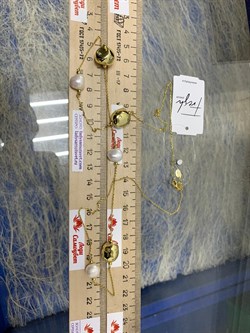 *Колье р.70 Жемчуг Фианит Облачка арт. RB-N00343-X-L-PN-X-W-153 (вес 11,91 г) - фото 201837 *Колье р.70 Жемчуг Фианит Облачка арт. RB-N00343-X-L-PN-X-W-153 (вес 11,91 г) - фото 201837