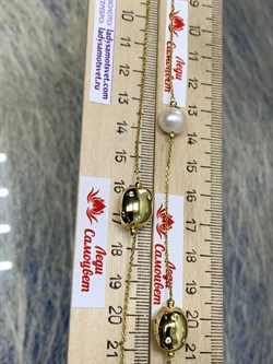 *Колье р.70 Жемчуг Фианит Облачка арт. RB-N00343-X-L-PN-X-W-153 (вес 11,91 г) - фото 201839 *Колье р.70 Жемчуг Фианит Облачка арт. RB-N00343-X-L-PN-X-W-153 (вес 11,91 г) - фото 201839