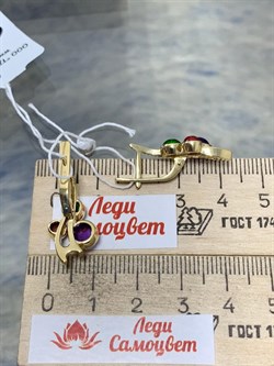 *Серьги Микс цв Лимонное арт. 2208-201 вес 6,06 г - фото 201936 *Серьги Микс цв Лимонное арт. 2208-201 вес 6,06 г - фото 201936