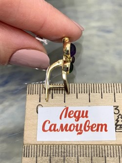 *Серьги Микс цв Лимонное арт. 2208-201 вес 6,06 г - фото 201937 *Серьги Микс цв Лимонное арт. 2208-201 вес 6,06 г - фото 201937