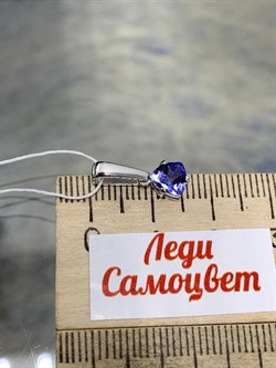 *Подвеска Танзанит цв Белое арт. 31210-711 вес 0,87 г - фото 201957 *Подвеска Танзанит цв Белое арт. 31210-711 вес 0,87 г - фото 201957