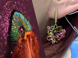 *Серьги Турмалин цв Лимонное арт. 21141-222 вес 6,94 г - фото 201985 *Серьги Турмалин цв Лимонное арт. 21141-222 вес 6,94 г - фото 201985