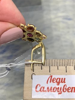 *Серьги Турмалин цв Лимонное арт. 21141-222 вес 6,94 г - фото 201990 *Серьги Турмалин цв Лимонное арт. 21141-222 вес 6,94 г - фото 201990