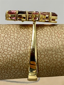 *Кольцо р.18,5 Турмалин цв Лимонное арт. 11141-215 вес 4,39 г - фото 202004 *Кольцо р.18,5 Турмалин цв Лимонное арт. 11141-215 вес 4,39 г - фото 202004