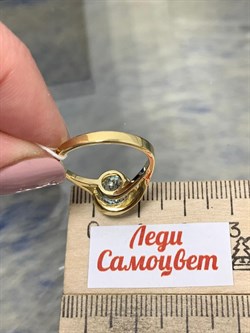 *Кольцо р.17 Топаз цв Лимонное арт. 10926-169 вес 3,45 г - фото 202021 *Кольцо р.17 Топаз цв Лимонное арт. 10926-169 вес 3,45 г - фото 202021