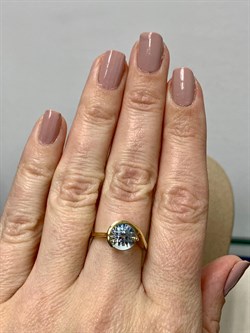 *Кольцо р.17 Топаз цв Лимонное арт. 10926-169 вес 3,45 г - фото 202022 *Кольцо р.17 Топаз цв Лимонное арт. 10926-169 вес 3,45 г - фото 202022