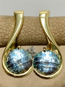 *Серьги Топаз цв Лимонное арт. 20926-499 вес 5,16 г - фото 202034 *Серьги Топаз цв Лимонное арт. 20926-499 вес 5,16 г - фото 202034