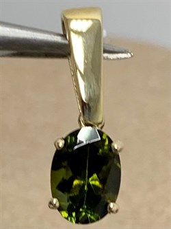 *Подвеска Турмалин цв Лимонное арт. 34275-933 вес 1 г - фото 202043