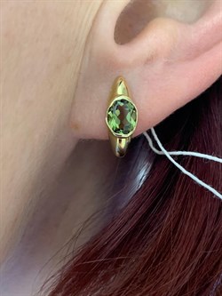 *Серьги Турмалин цв Лимонное арт. 21202-336 вес 3,36 г - фото 202064 *Серьги Турмалин цв Лимонное арт. 21202-336 вес 3,36 г - фото 202064