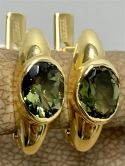 *Серьги Турмалин цв Лимонное арт. 21202-336 вес 3,36 г - фото 202067 *Серьги Турмалин цв Лимонное арт. 21202-336 вес 3,36 г - фото 202067