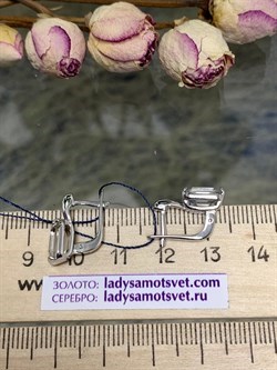 *Серьги Горный Хрусталь арт. 02-1896/00ГХ-00-869 Вес около 3,01 г - фото 202084 *Серьги Горный Хрусталь арт. 02-1896/00ГХ-00-869 Вес около 3,01 г - фото 202084