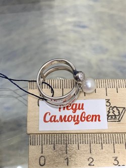 *Кольцо р.16 Белый Жемчуг арт. 01-0487/00ЖБ-00-788 Вес 4,16 г - фото 202164 *Кольцо р.16 Белый Жемчуг арт. 01-0487/00ЖБ-00-788 Вес 4,16 г - фото 202164