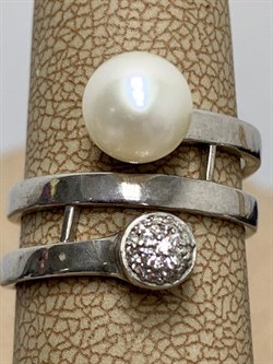 *Кольцо р.16 Белый Жемчуг арт. 01-0487/00ЖБ-00-788 Вес 4,16 г - фото 202166 *Кольцо р.16 Белый Жемчуг арт. 01-0487/00ЖБ-00-788 Вес 4,16 г - фото 202166