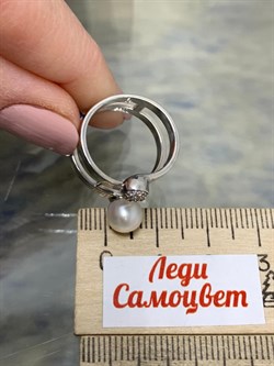 *Кольцо р.16 Белый Жемчуг арт. 01-0487/00ЖБ-00-788 Вес 4,16 г - фото 202171 *Кольцо р.16 Белый Жемчуг арт. 01-0487/00ЖБ-00-788 Вес 4,16 г - фото 202171