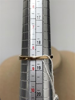 *Кольцо р.18,5 Дымчатый Кварц цв Красное арт. 1142-529 вес 3,83 г - фото 202361