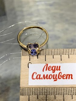 *Кольцо р.18,5 Танзанит цв Лимонное арт. К/220-328-425 (вес 2,66 г) - фото 202402 *Кольцо р.18,5 Танзанит цв Лимонное арт. К/220-328-425 (вес 2,66 г) - фото 202402