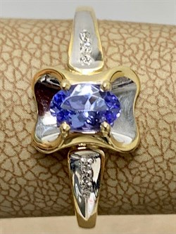 *Кольцо р.18,5 Танзанит цв Лимонное арт. К/220-328-425 (вес 2,66 г) - фото 202407 *Кольцо р.18,5 Танзанит цв Лимонное арт. К/220-328-425 (вес 2,66 г) - фото 202407