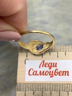 *Кольцо р.19,5 Танзанит цв Лимонное арт. К/223-328-120 (вес 1,94 г) - фото 202457 *Кольцо р.19,5 Танзанит цв Лимонное арт. К/223-328-120 (вес 1,94 г) - фото 202457