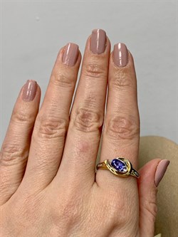 *Кольцо р.19,5 Танзанит цв Лимонное арт. К/223-328-120 (вес 1,94 г) - фото 202458 *Кольцо р.19,5 Танзанит цв Лимонное арт. К/223-328-120 (вес 1,94 г) - фото 202458