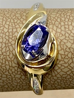 *Кольцо р.19,5 Танзанит цв Лимонное арт. К/223-328-120 (вес 1,94 г) - фото 202462 *Кольцо р.19,5 Танзанит цв Лимонное арт. К/223-328-120 (вес 1,94 г) - фото 202462