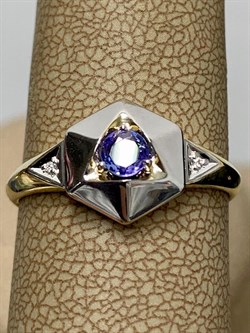 *Кольцо р.19 Танзанит цв Лимонное арт. К/207-328-535 (вес 1,73 г) - фото 202470 *Кольцо р.19 Танзанит цв Лимонное арт. К/207-328-535 (вес 1,73 г) - фото 202470